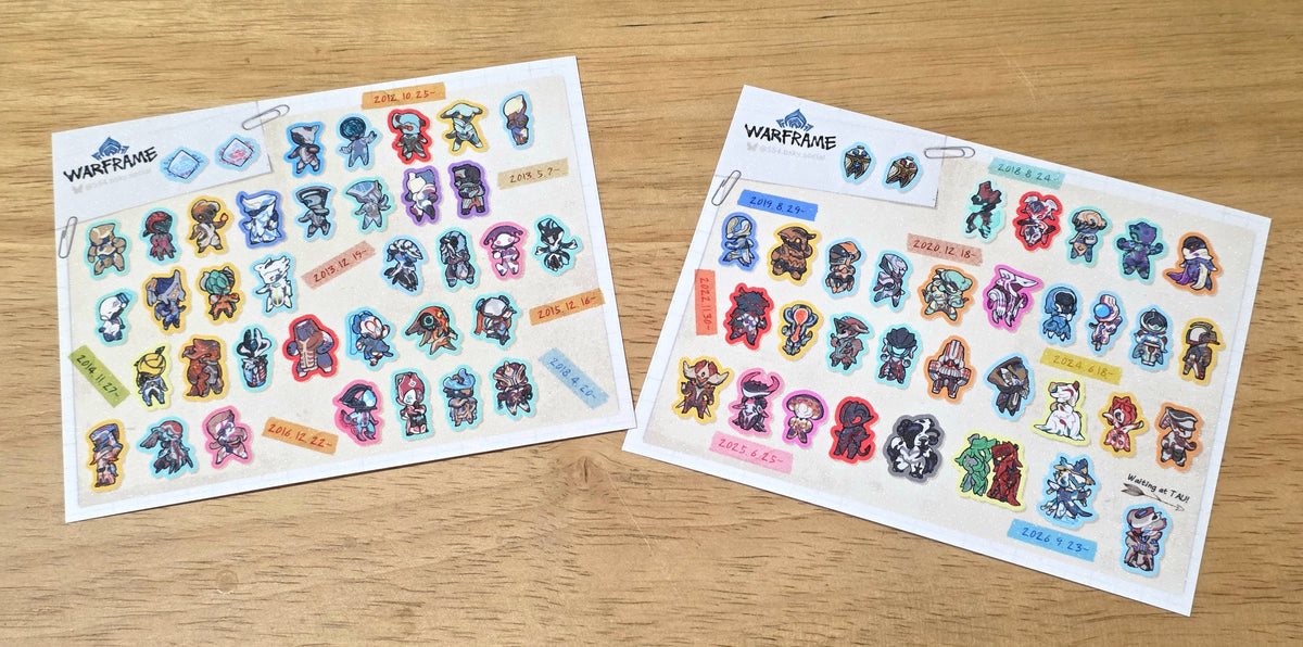 [WF] 67 mini Frames sticker set