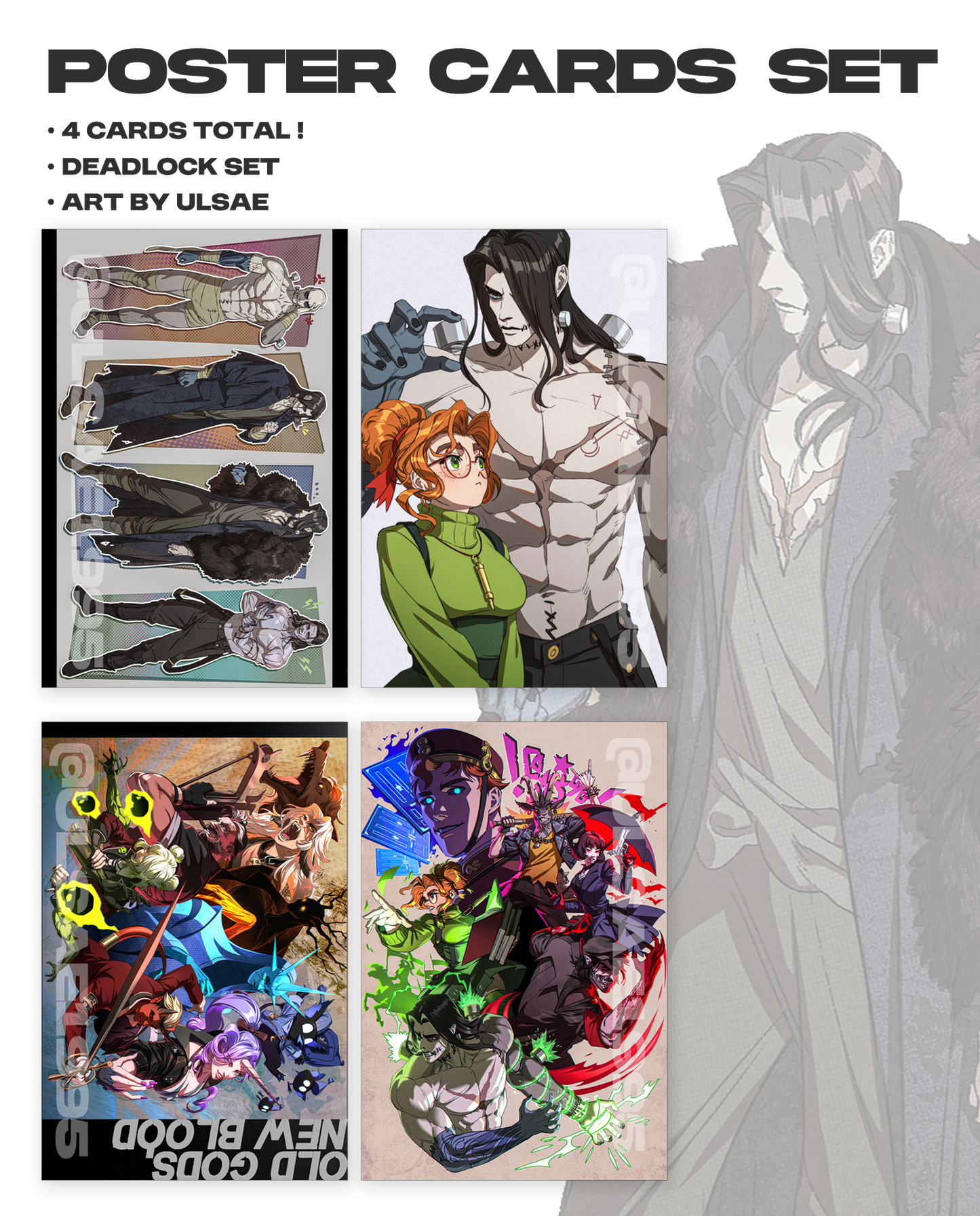 [Deadlock] Poster cards set