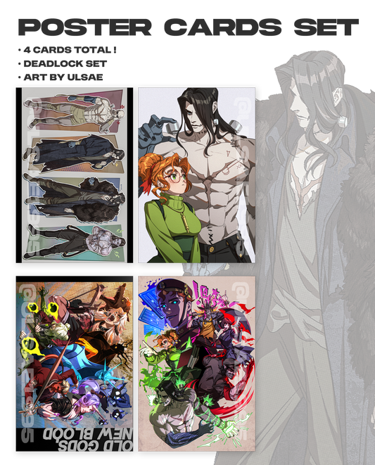[Deadlock] Poster cards set