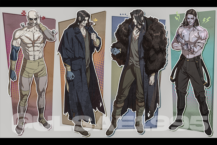 [Deadlock] Poster cards set