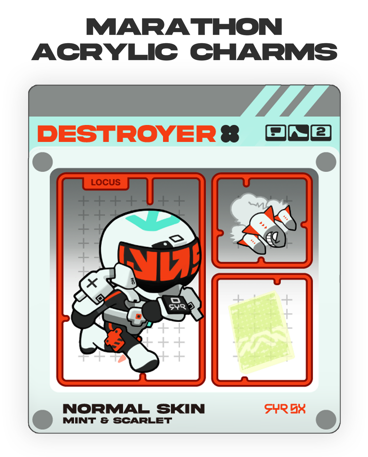 [Marathon] Runner : Acrylic Charms_DESTROYER