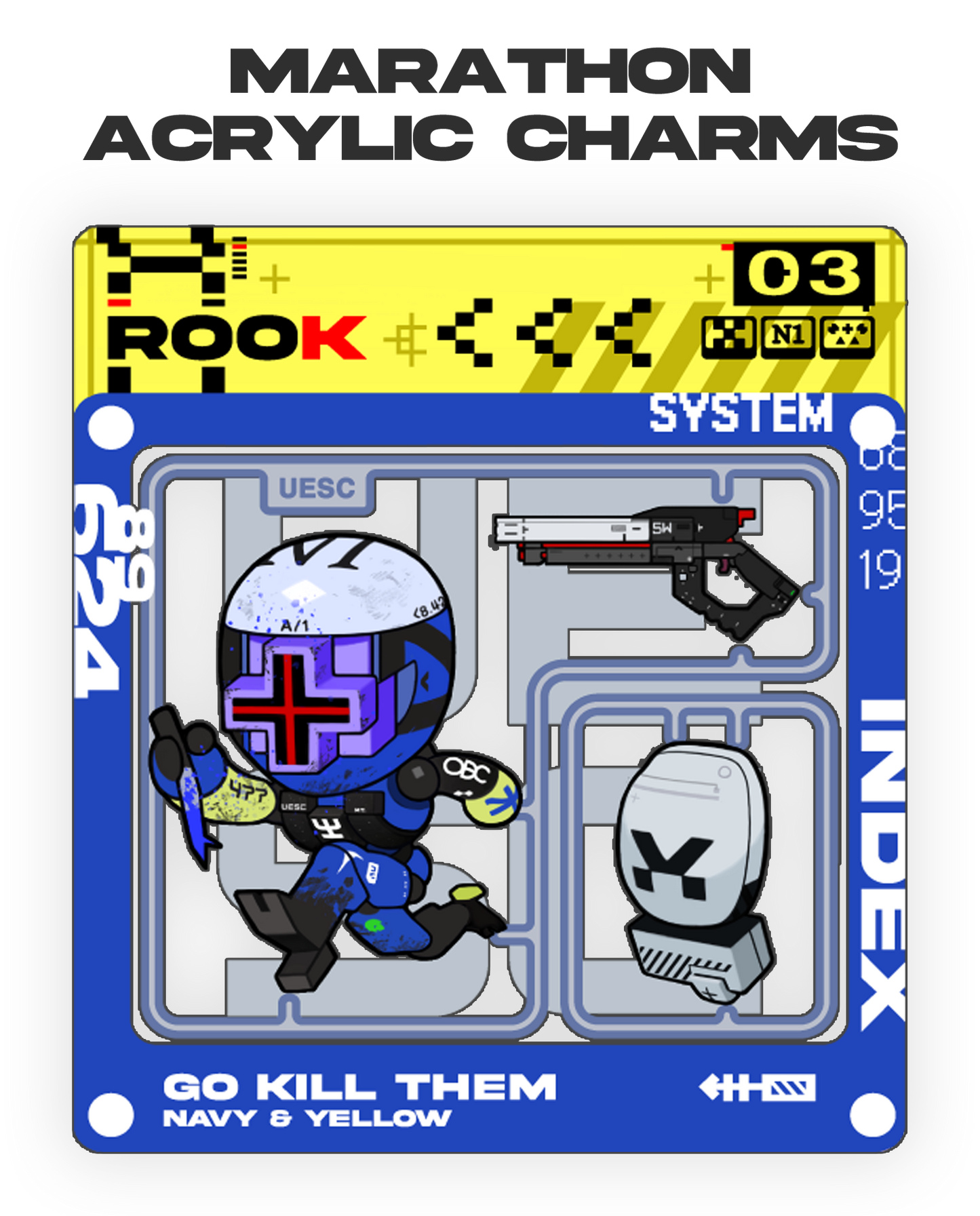 [Marathon] Runner : Acrylic Charms_ROOK