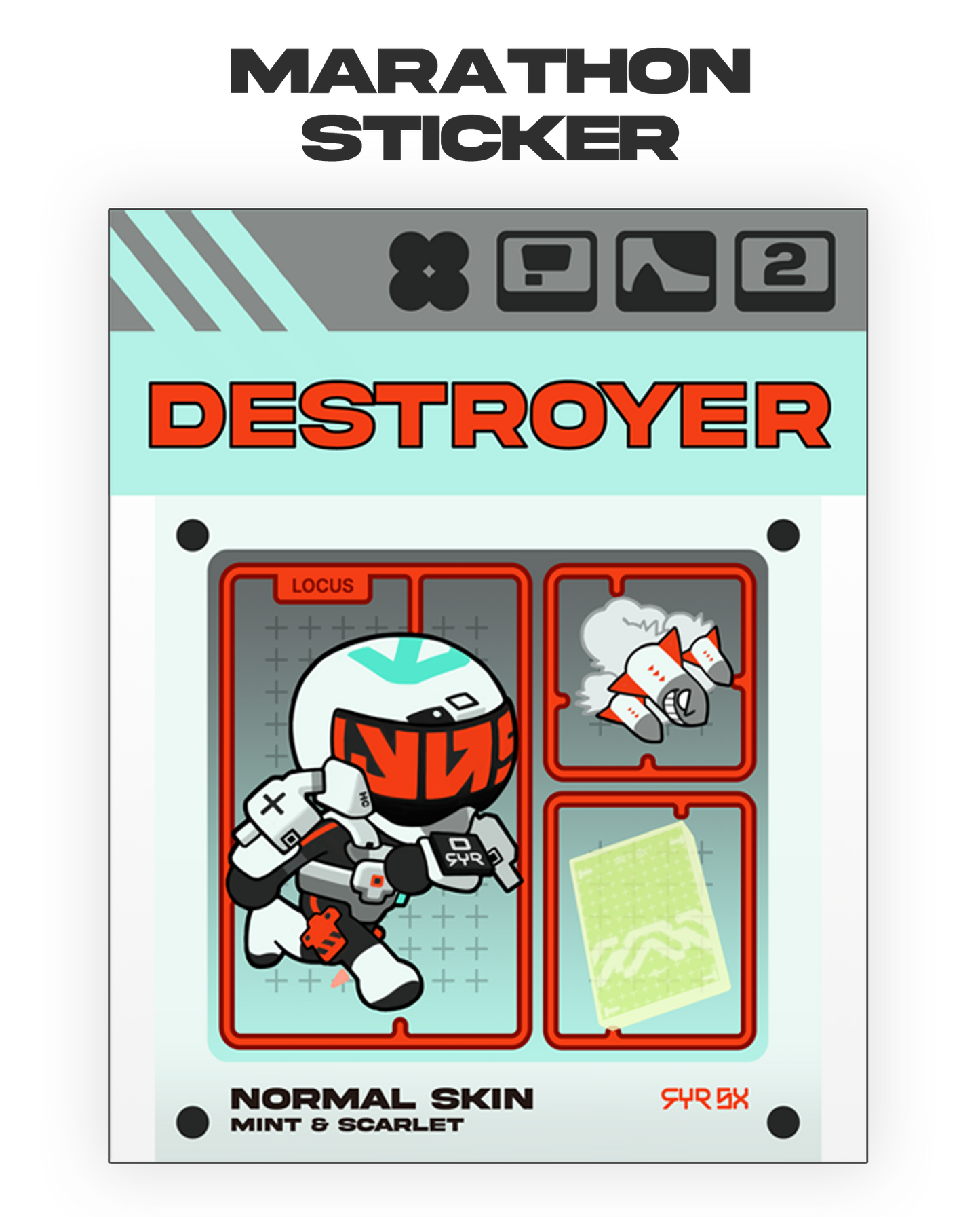 [Marathon] Runner : Sticker_DESTROYER