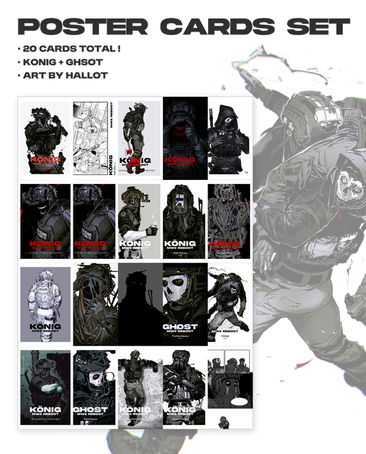 [CoD] Poster cards set (König + Ghost)