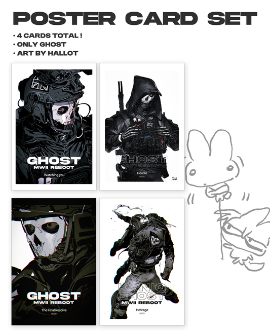Ghost Poster cards set