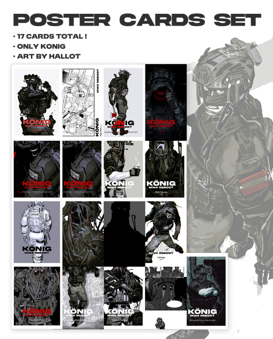 [CoD] König Poster cards set