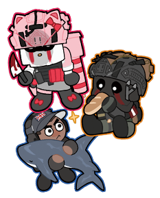 [CoD] mini sticker seal set
